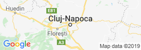Cluj Napoca map